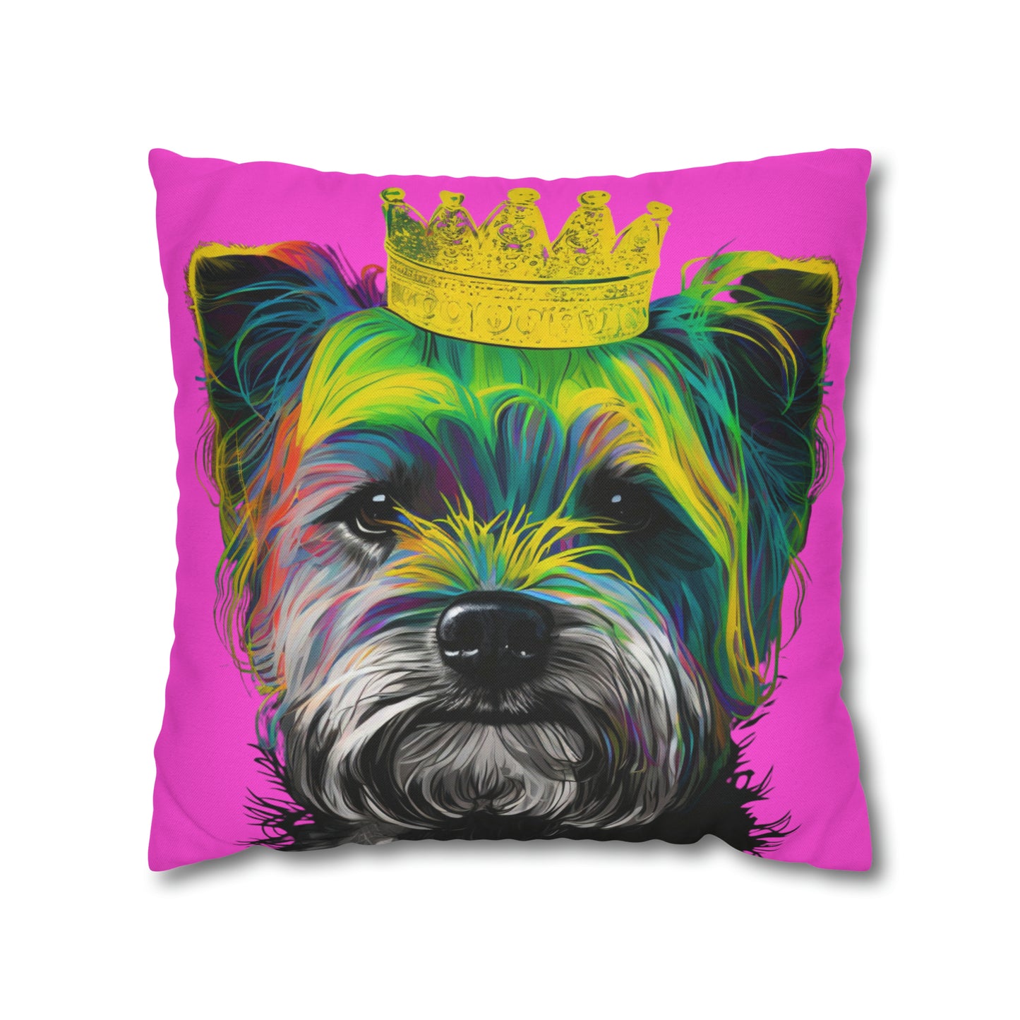 PopArt Yorkshire Terrier on Purple