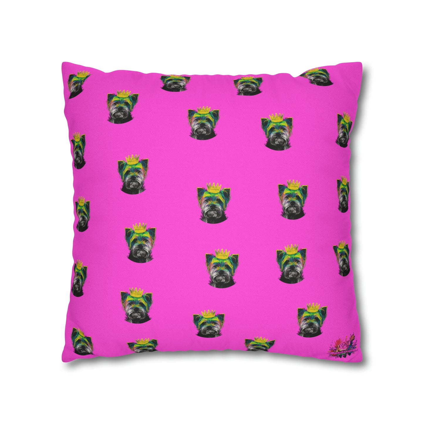 PopArt Yorkshire Terrier on Purple
