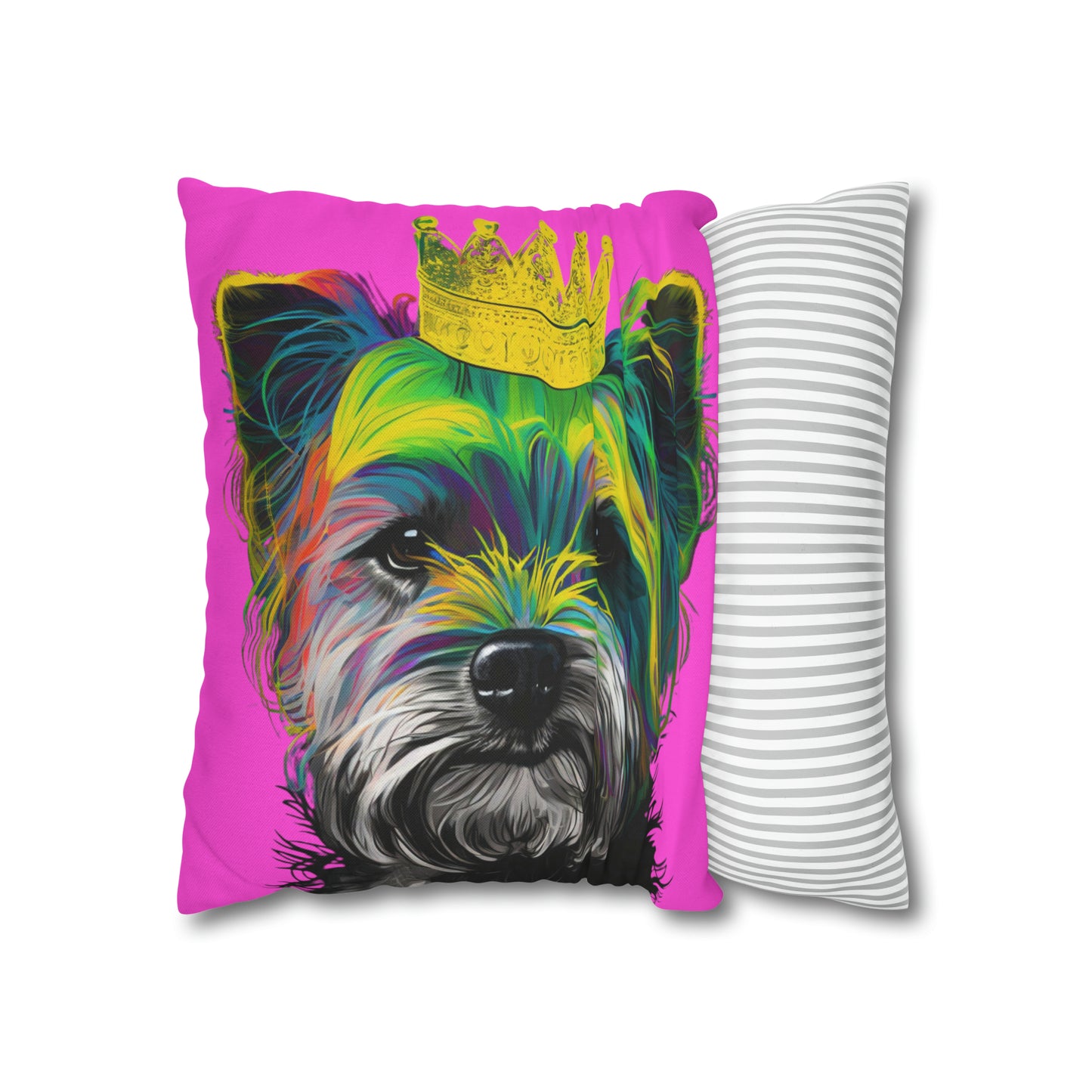 PopArt Yorkshire Terrier on Purple