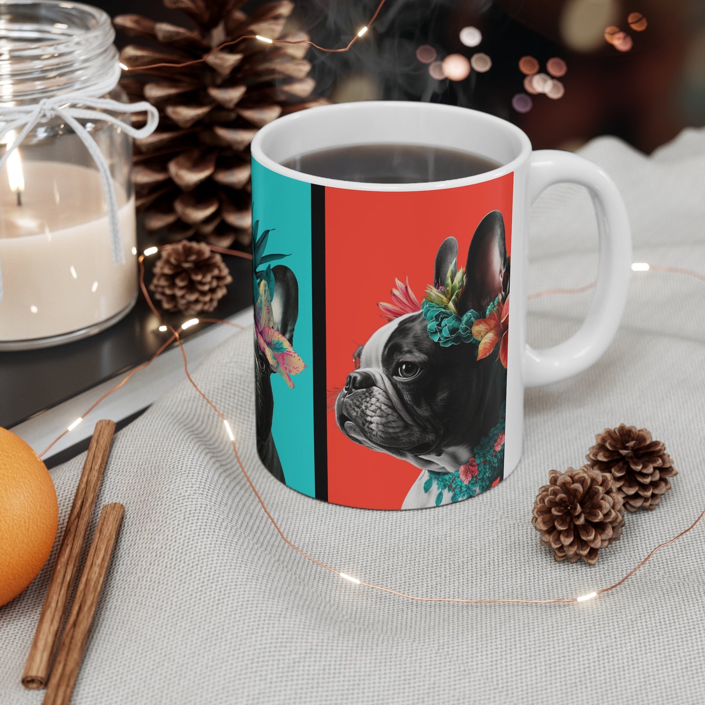 Pop Art Frenchie Mug π¨β