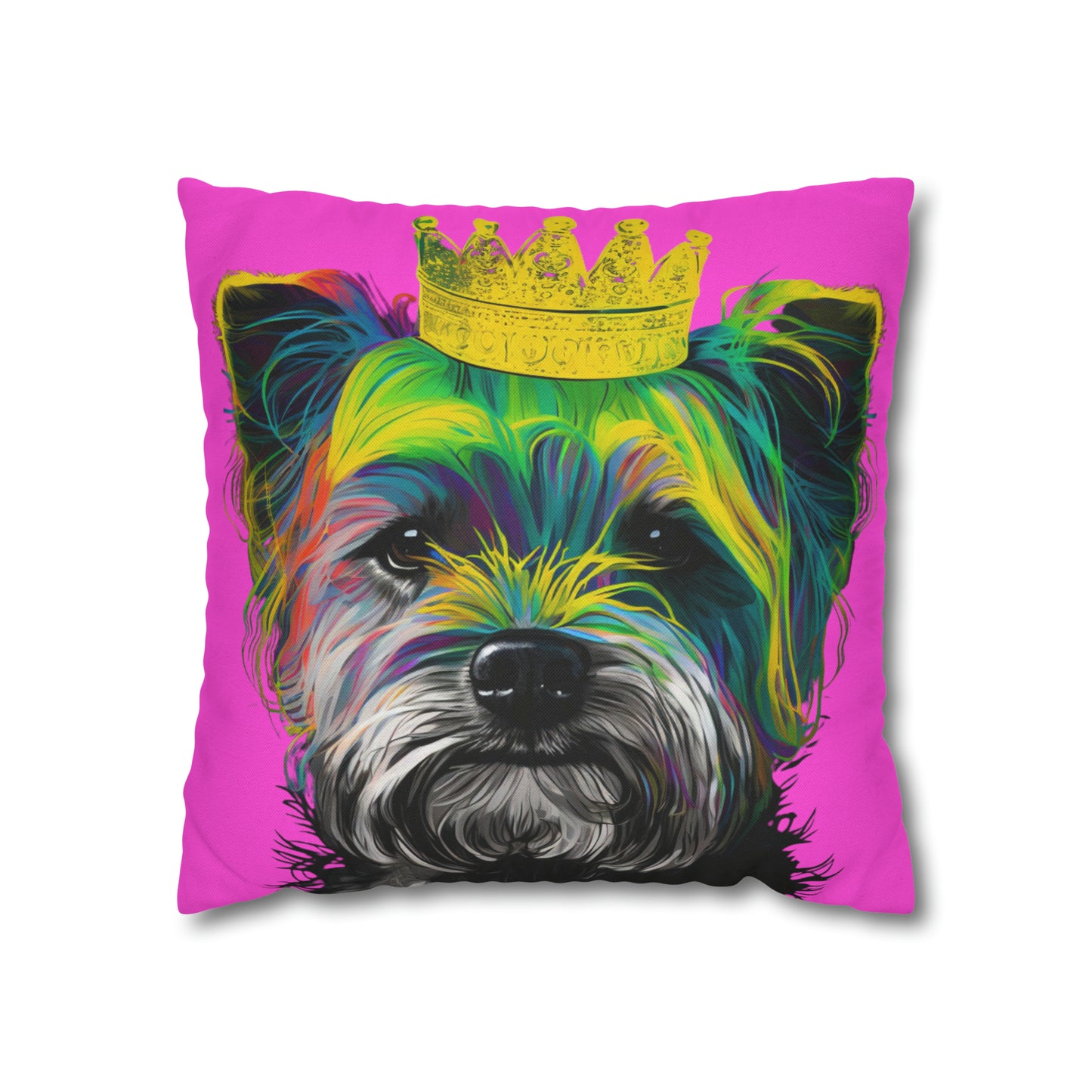 PopArt Yorkshire Terrier on Purple
