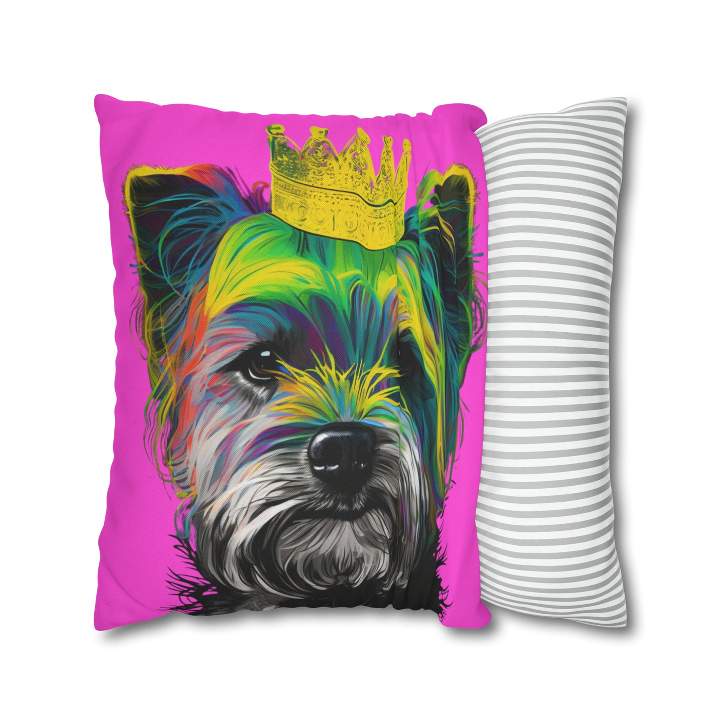 PopArt Yorkshire Terrier on Purple