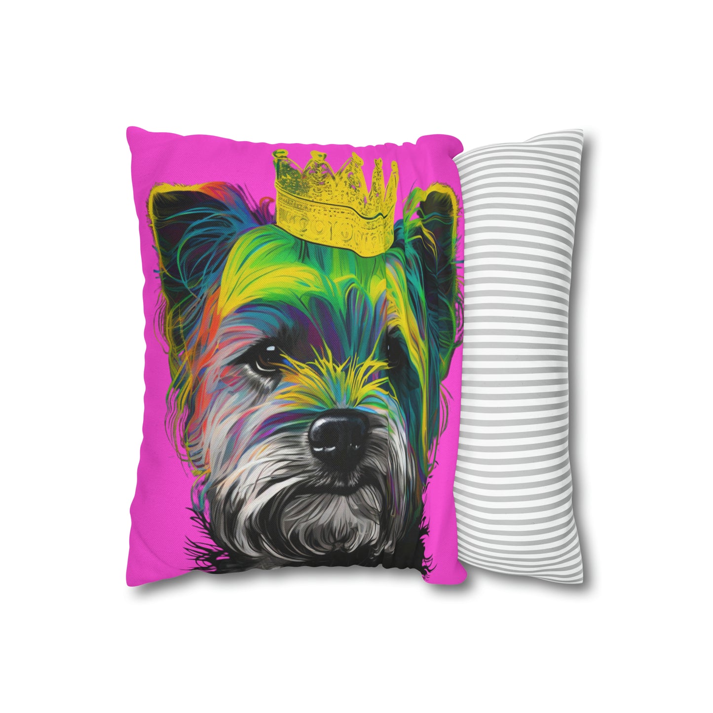 PopArt Yorkshire Terrier on Purple