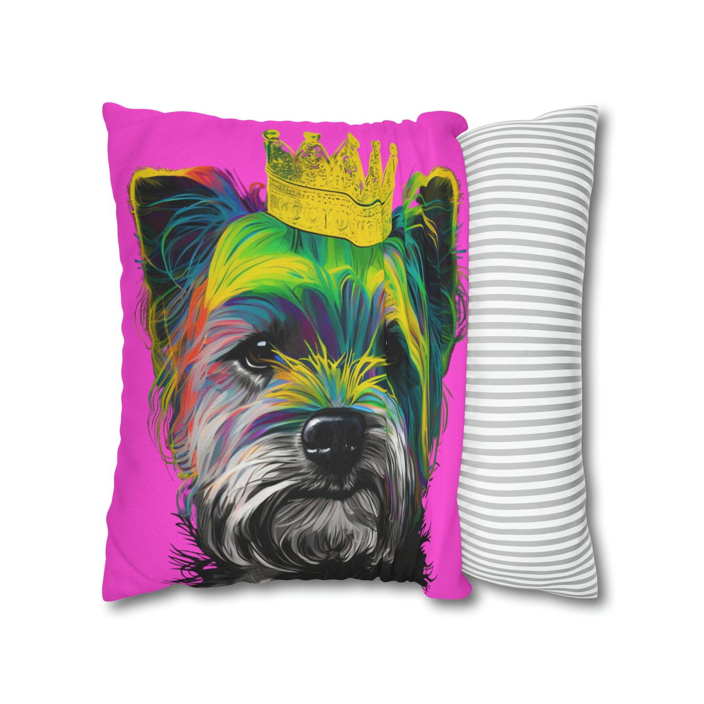 PopArt Yorkshire Terrier on Purple