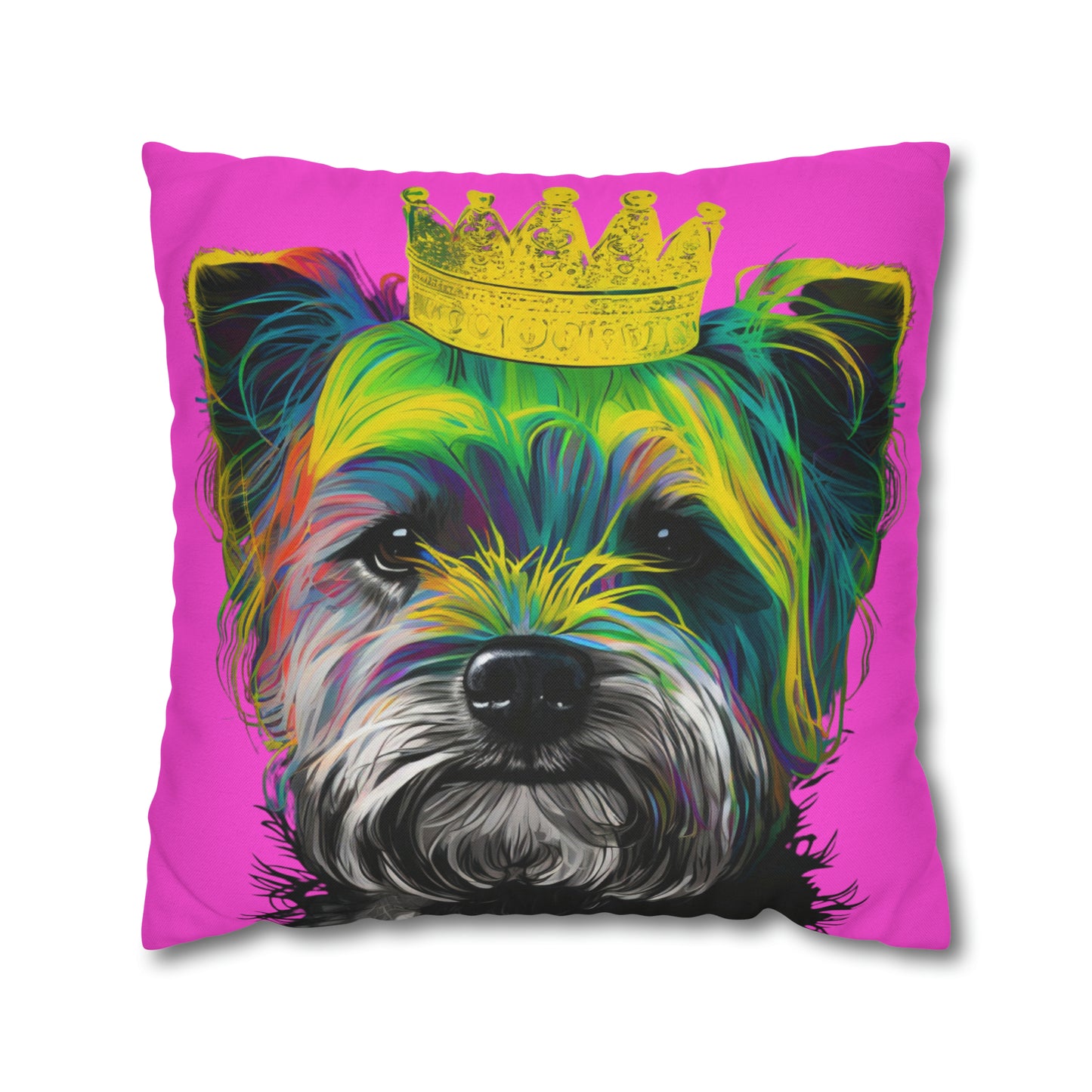 PopArt Yorkshire Terrier on Purple