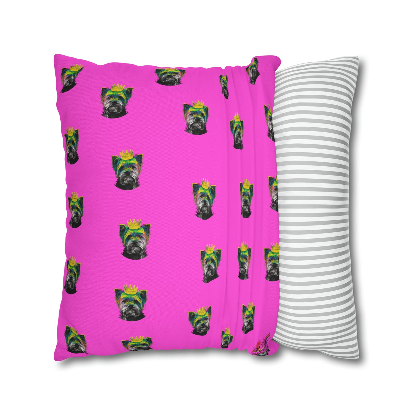 PopArt Yorkshire Terrier on Purple