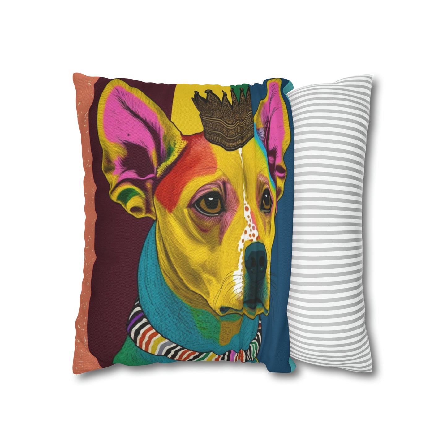 Chihuahua PopArt Cushion Cover: Vibrant Canine Artistry