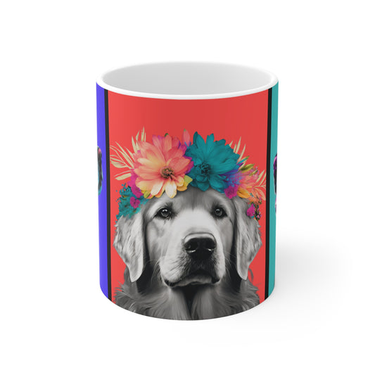 Golden Retriever Pop Art Mug 🐕🎨