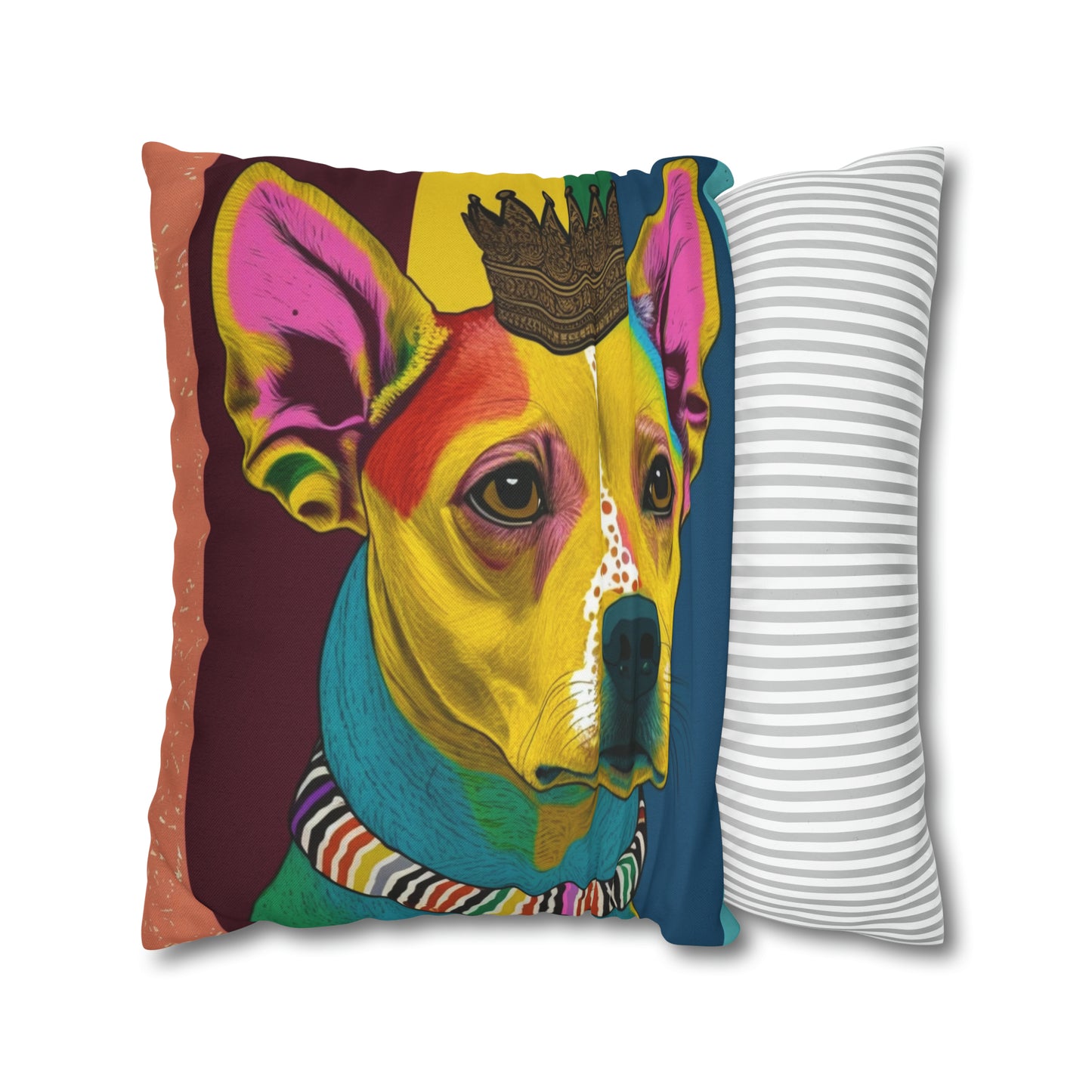 Chihuahua PopArt Cushion Cover: Vibrant Canine Artistry