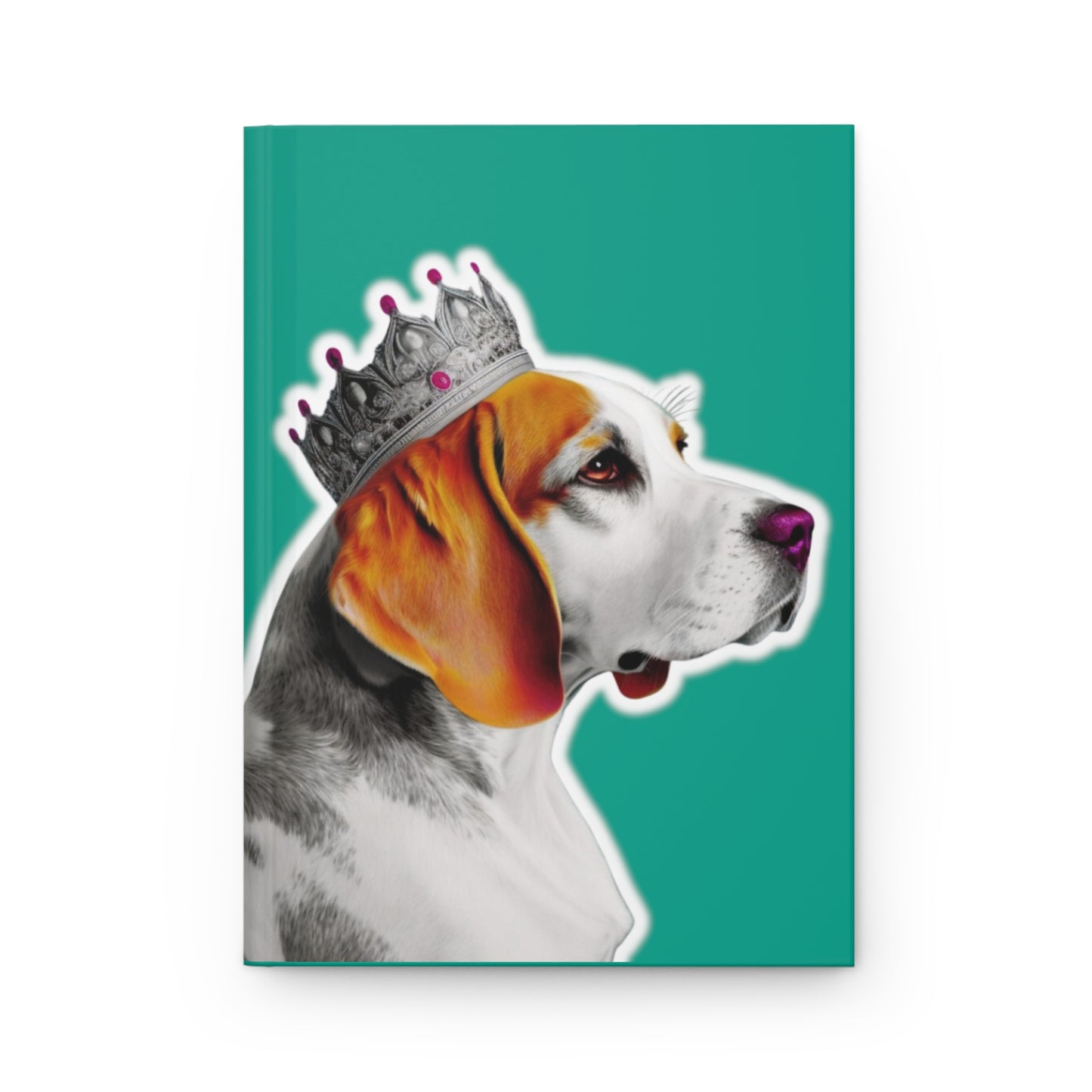 Beagle Pop Art Hardcover Journal - Stylish Pet-Inspired Writing Companion