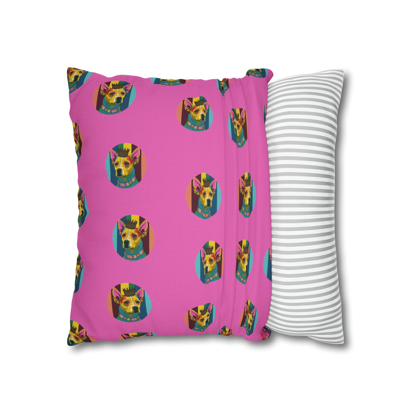 Chihuahua PopArt Cushion Cover: Vibrant Canine Artistry