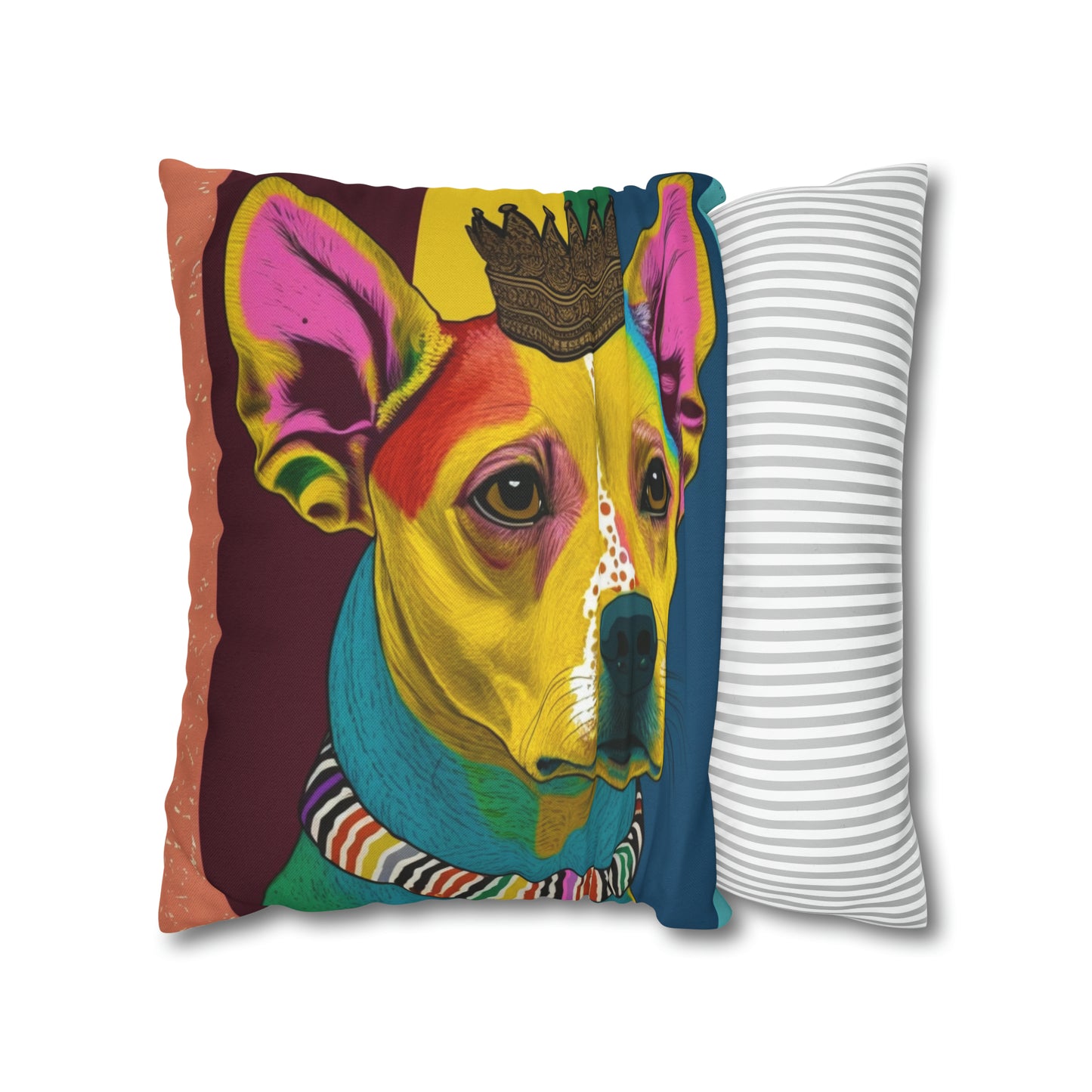 Chihuahua PopArt Cushion Cover: Vibrant Canine Artistry