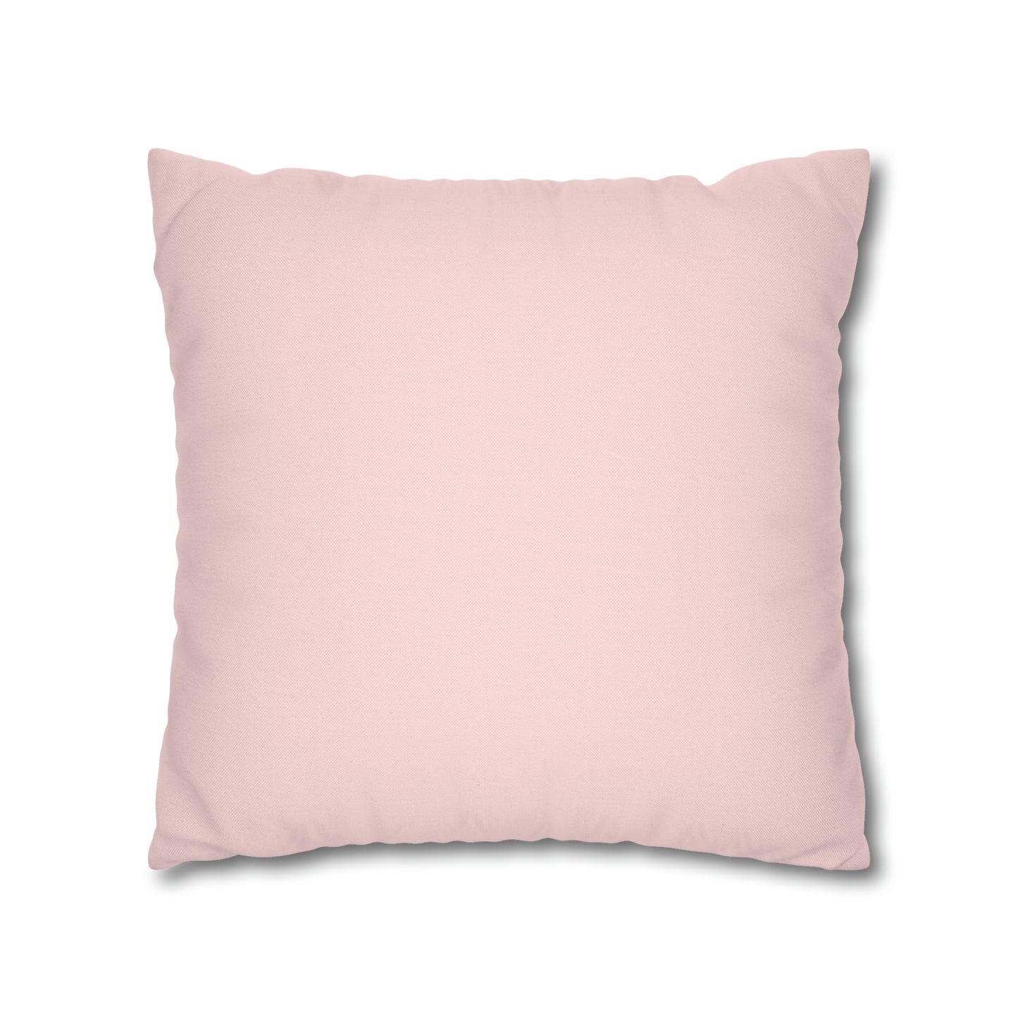 Christmas Dachshund on Pastel Pink Cushion Cover