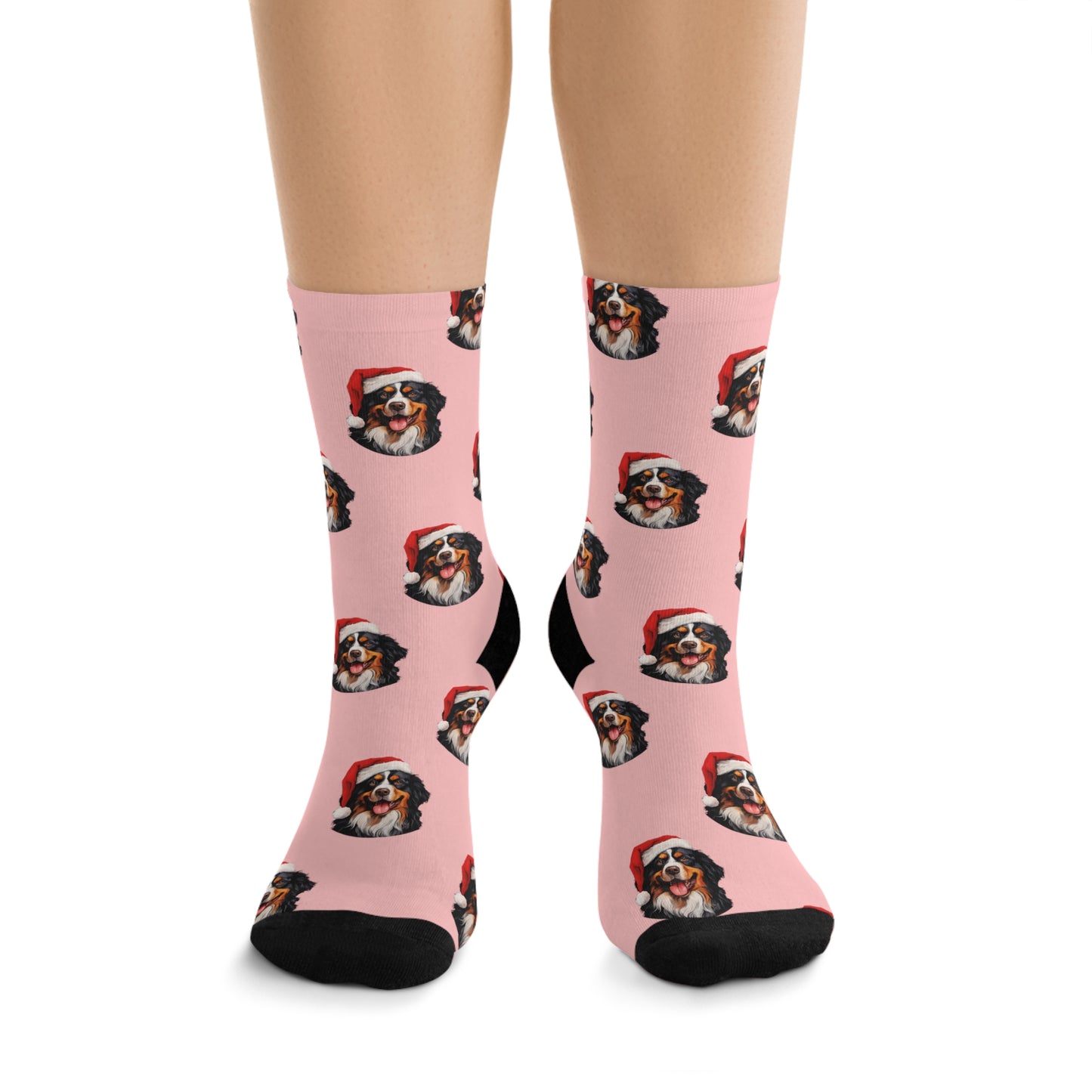 Bernese Mountain Dog Christmas Novelty Socks