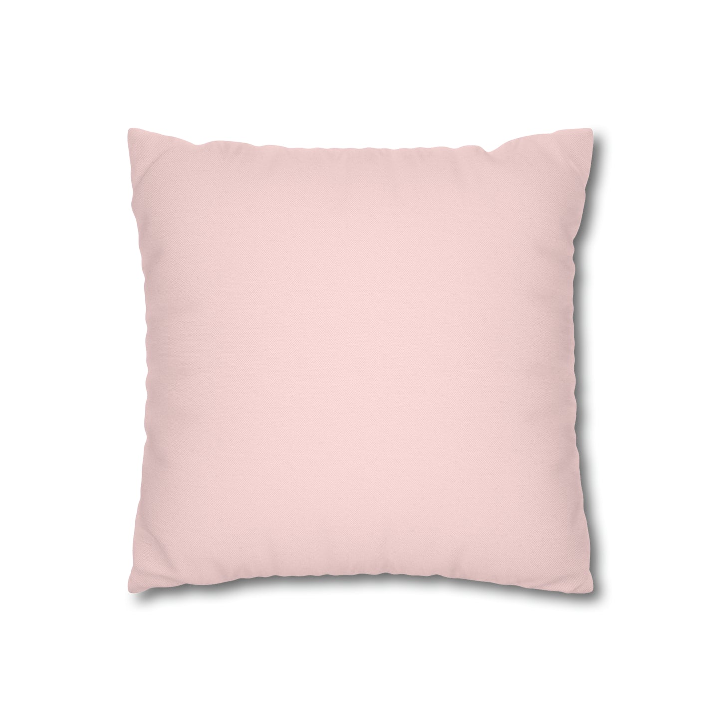 Christmas Dachshund on Pastel Pink Cushion Cover