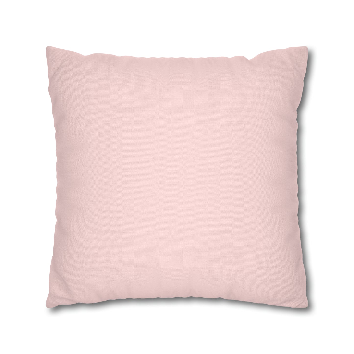 Christmas Dachshund on Pastel Pink Cushion Cover