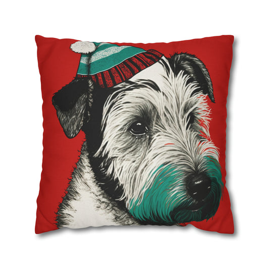 Terrier Christmas Cushion Cover