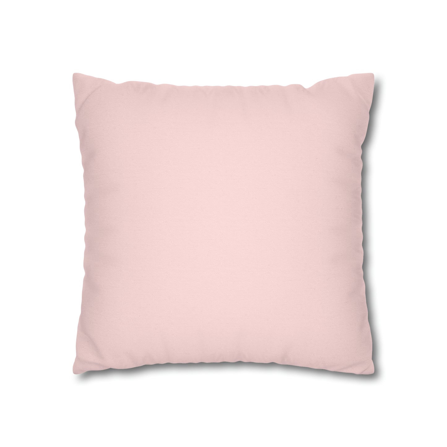 Christmas Dachshund on Pastel Pink Cushion Cover